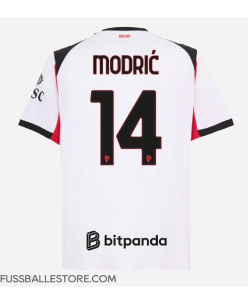 Günstige AC Milan Luka Modric #14 Auswärtstrikot 2025-26 Kurzarm Günstige AC Milan Luka Modric #14 Auswärtstrikot 2025-26 Kurzarm